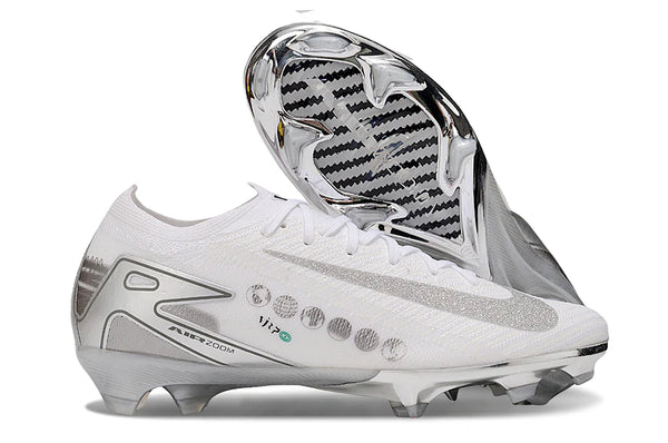 Nike Air Zoom Mercurial Vapor 16 Elite FG - Branca e Prata