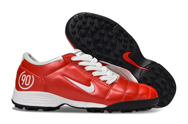 Nike T90 TF - Vermelha e Branca