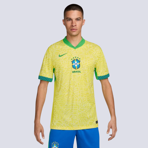 Camisa Brasil 24/25 Home Nike Torcedor - Amarela