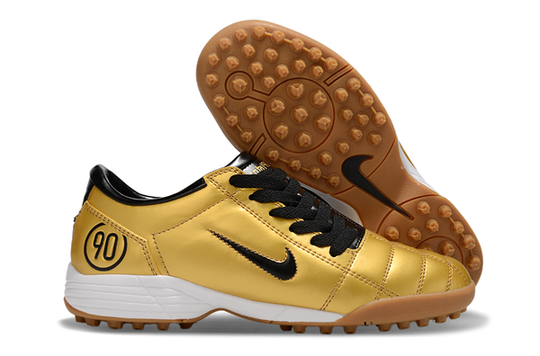 Nike T90 TF - Dourado e Preto
