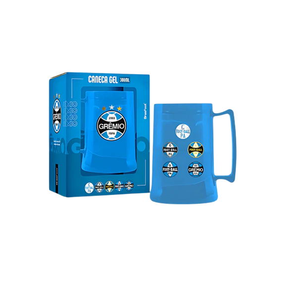 Caneca Gel 300ML Retrô Grêmio
