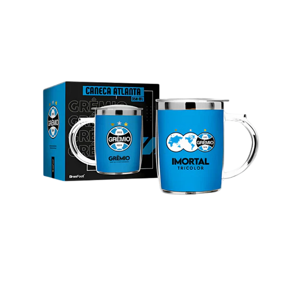 Caneca Térmica Inox 350ML Grêmio Imortal