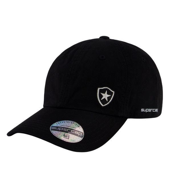 Boné Botafogo Bordado Preto