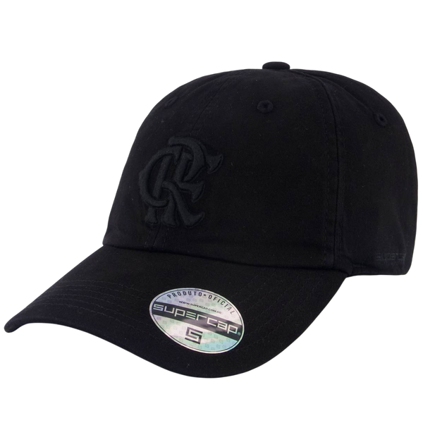 Boné Flamengo Zico 6 Gomos Preto